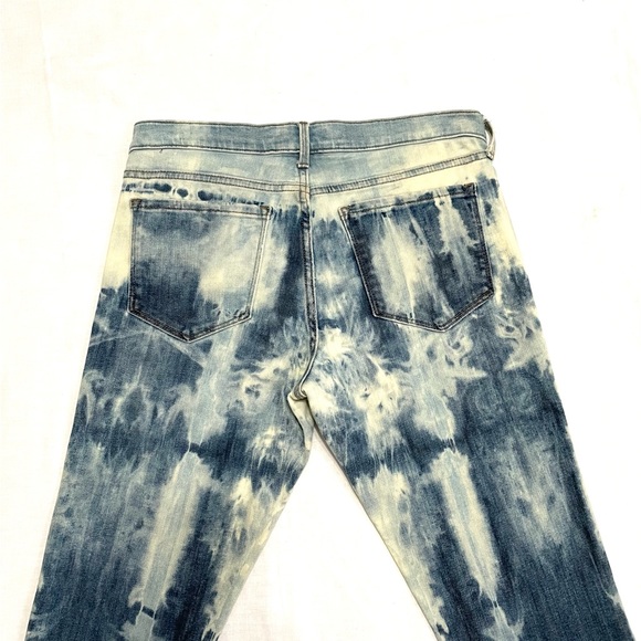 Psychedelic Crop Flare Jeans Size 27 4 - Picture 11 of 12